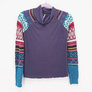 Free People Multicolor Knit Sweater